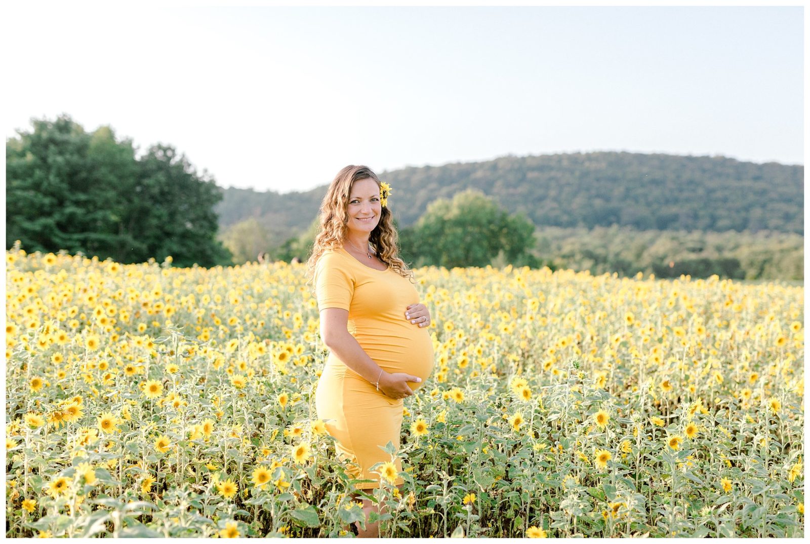 Hegedus Family | A Sunflower Field Maternity Session - lytlephotoco.com