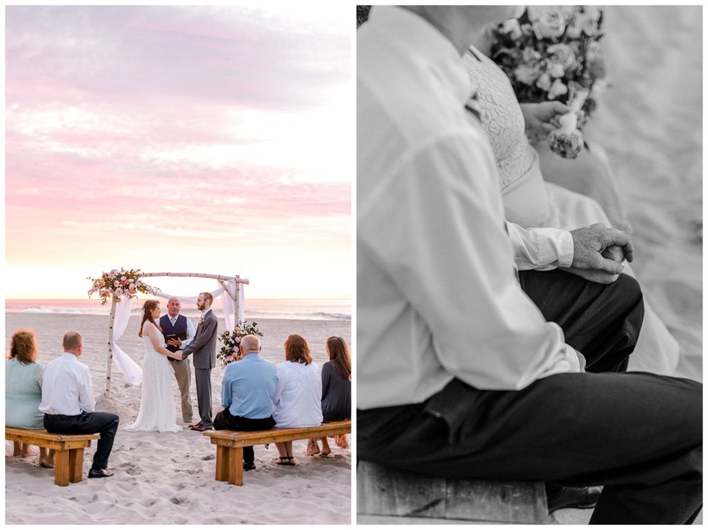 "Sunrise Long Beach Island Wedding"