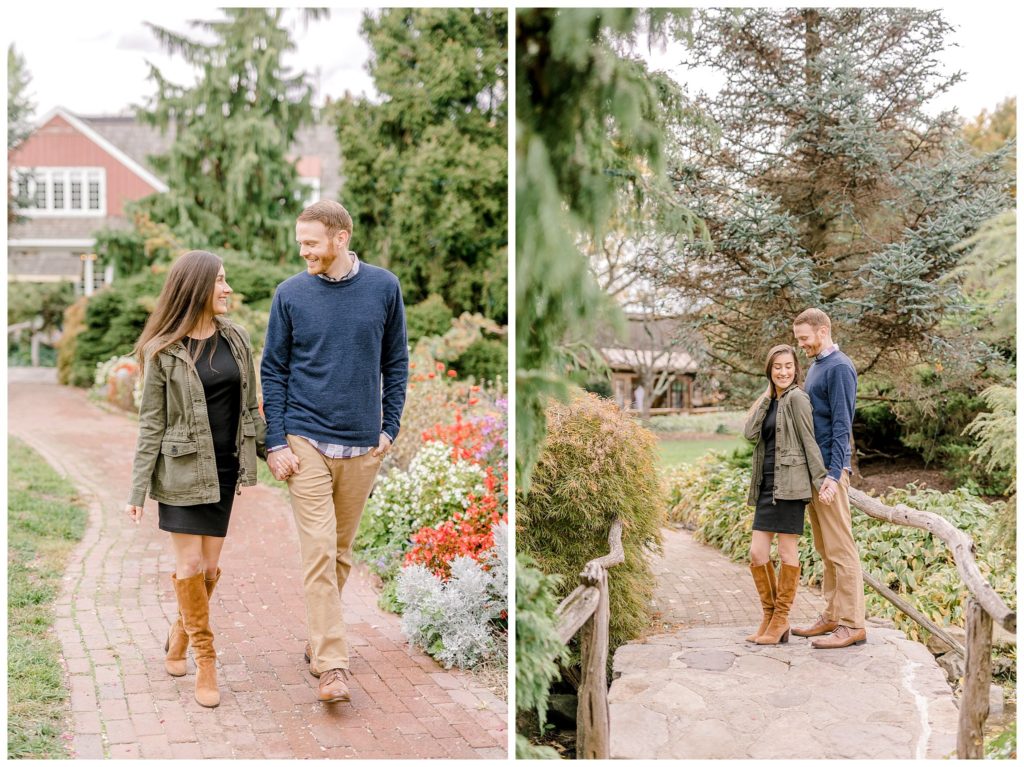 fall Peddlers Village Engagement Session