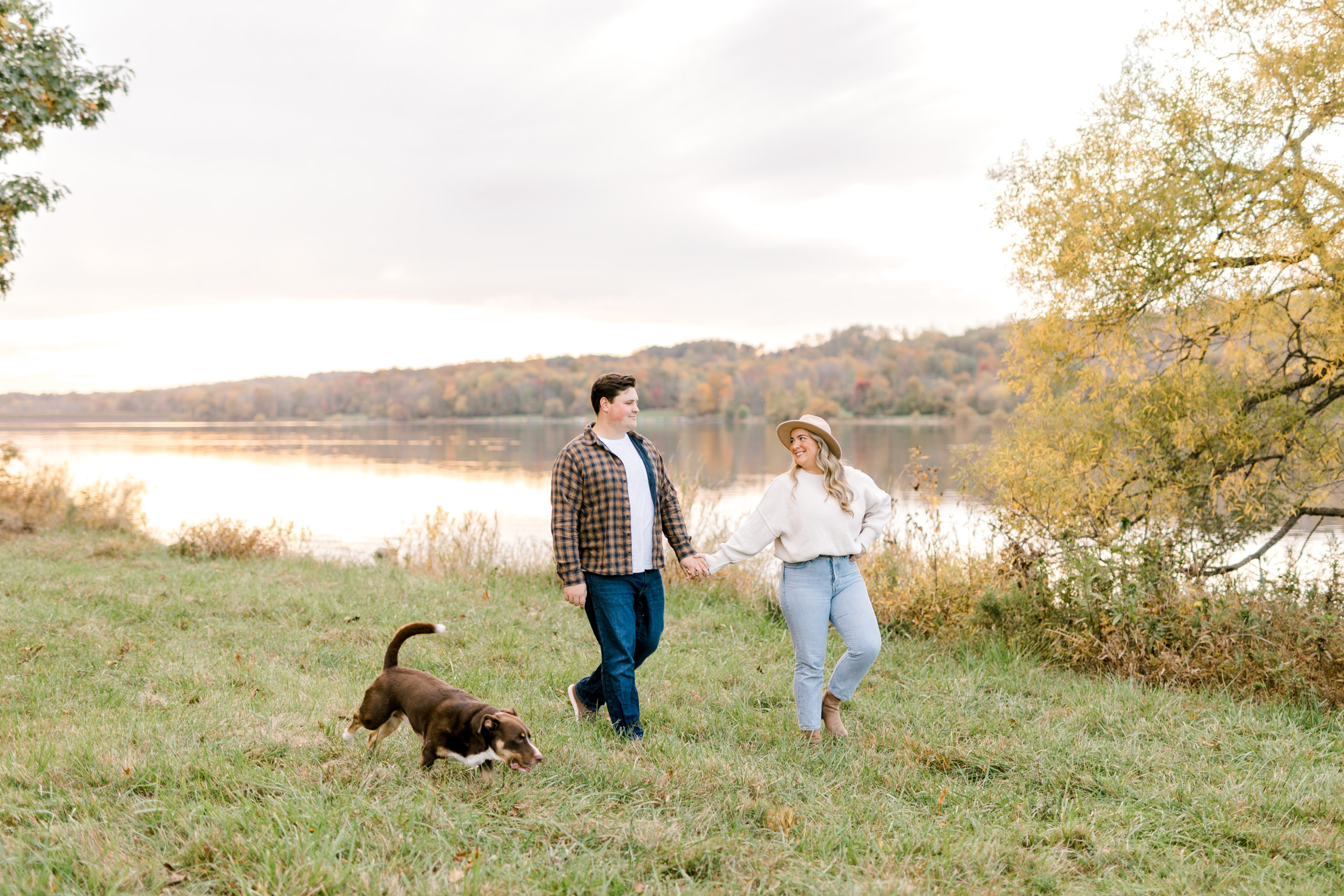 Fall Doylestown Engagement Session