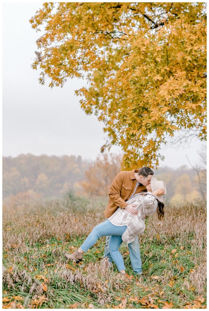 Foggy Fall Engagement Session 