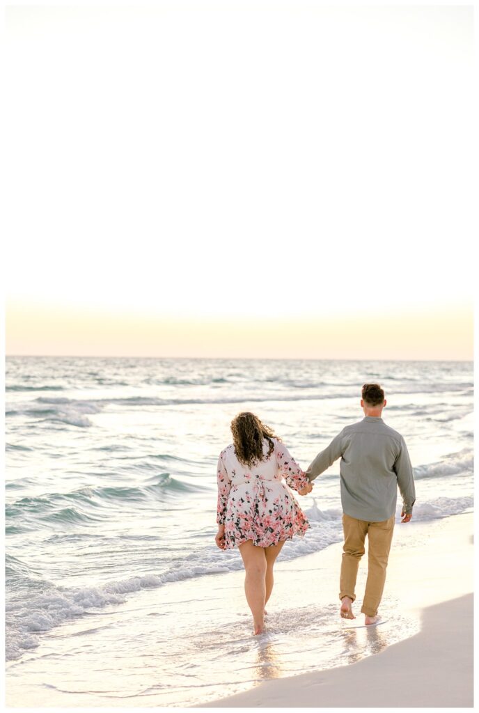 30A Watercolor Beach Engagement Session