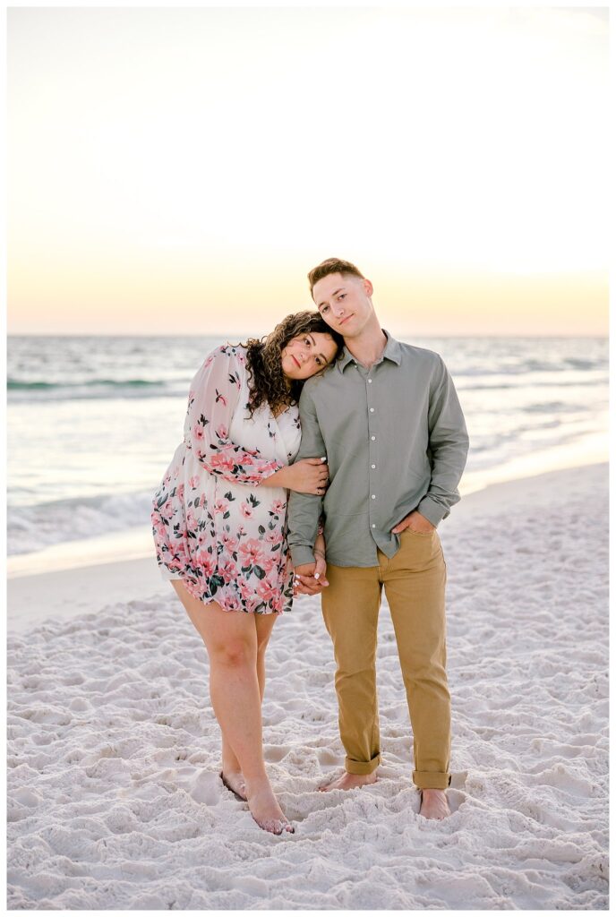 30A Watercolor Beach Engagement Session